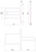 Сунержа Компакт 00-0820-0640 | электрический полотенцесушитель 640x580