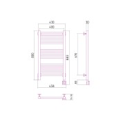 Сунержа Модус 00-0521-8040 | электрический полотенцесушитель 800x400